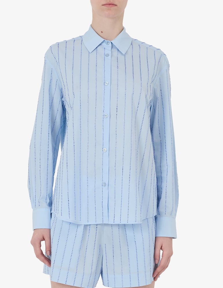 rinascente MC2 Saint Barth Striped long sleeve shirt