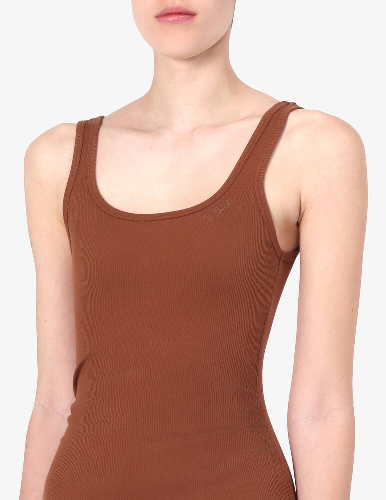 rinascente MC2 Saint Barth Rib midi dress