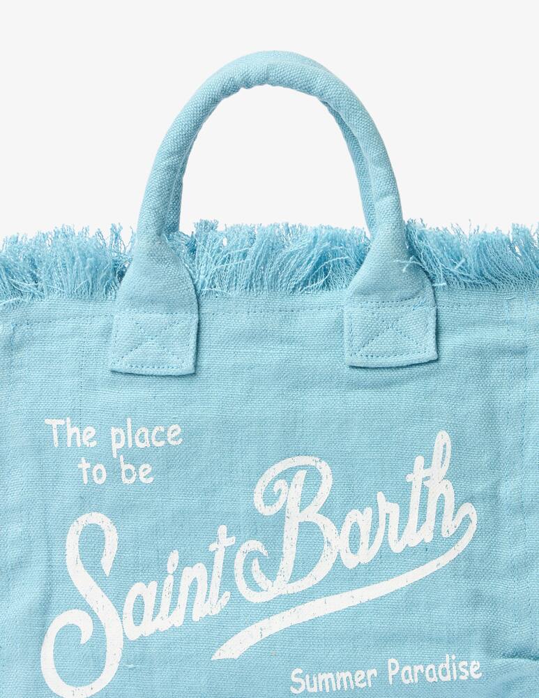 rinascente MC2 Saint Barth Colette linen tote bag