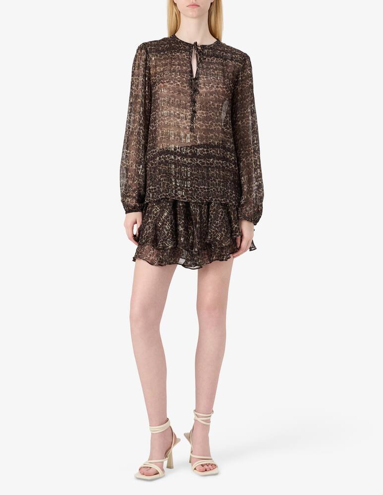 rinascente MC2 Saint Barth Blusa Harper stampa animalier