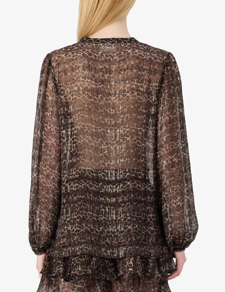 rinascente MC2 Saint Barth Blusa Harper stampa animalier