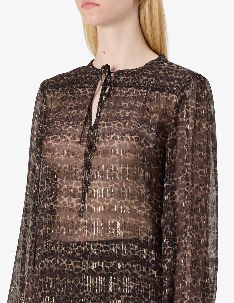 rinascente MC2 Saint Barth Blusa Harper stampa animalier