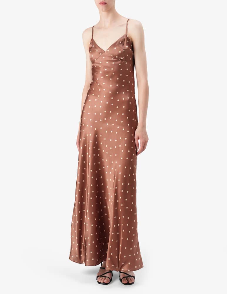 rinascente MC2 Saint Barth Polka dot silk dress