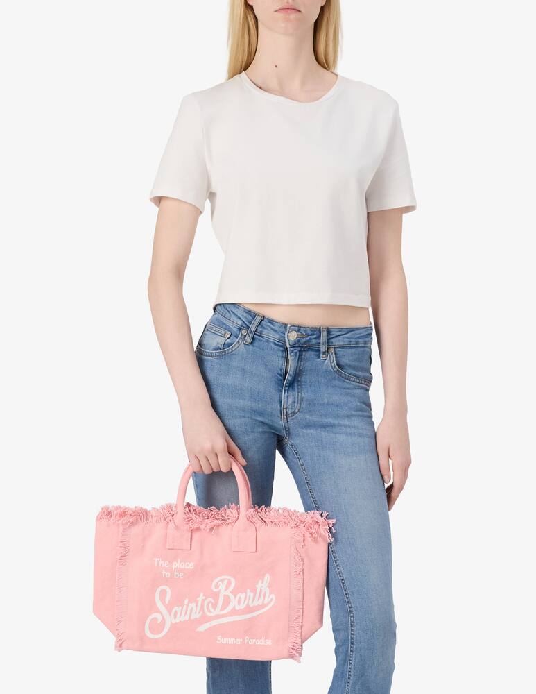 rinascente MC2 Saint Barth Colette canvas small tote bag