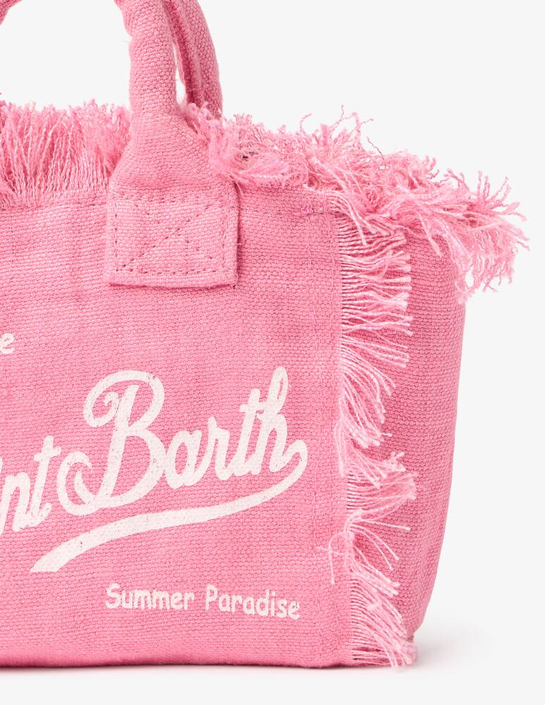 rinascente MC2 Saint Barth Borsa shoppeni mini Vanity in lino