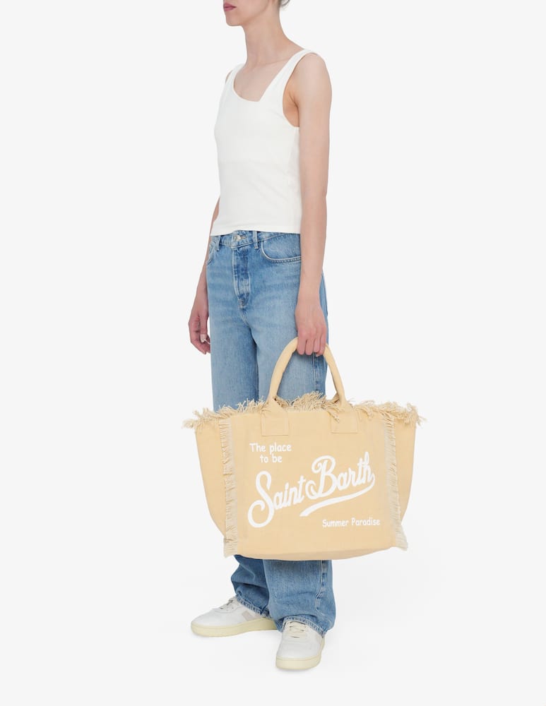 rinascente MC2 Saint Barth Vanity canvas bag
