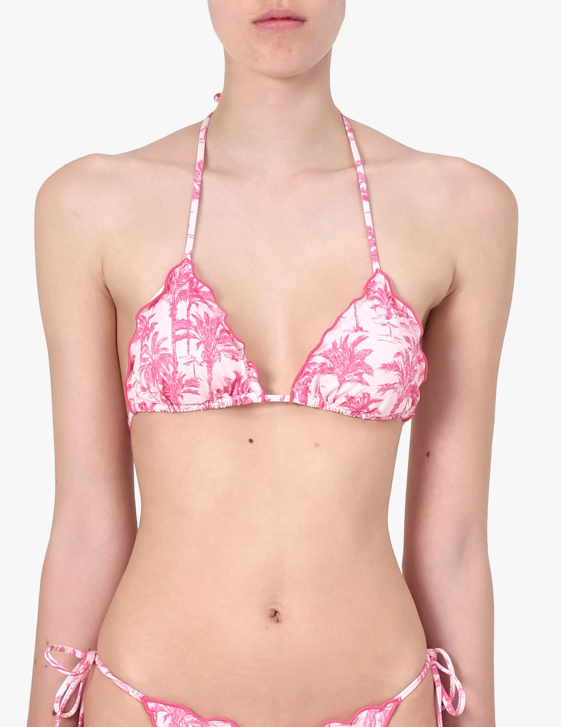 ワンピース水着 MC2 SAINT BARTH Sagittarius Bikini Top Sagittarius women's cotton top sag0004 Pink | Caposerio.com