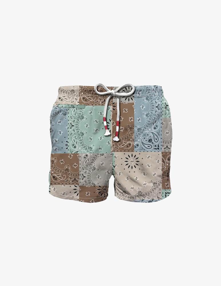 MC2 Saint Barth Capri patchwork swim shorts - picture 1 MC2 Saint Barth Capri patchwork swim shorts - picture 1