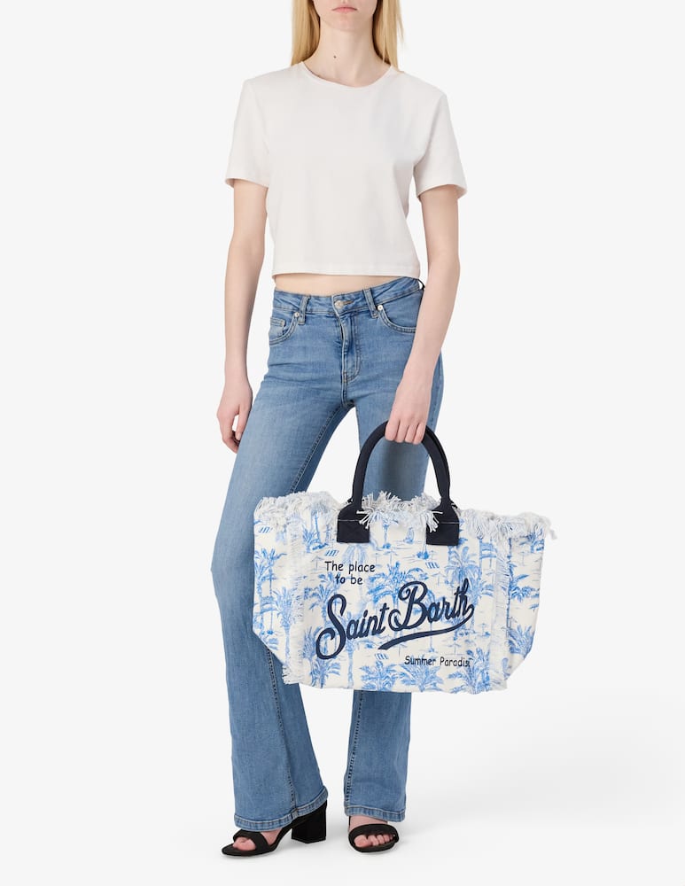 rinascente MC2 Saint Barth Saint Barth canvas bag