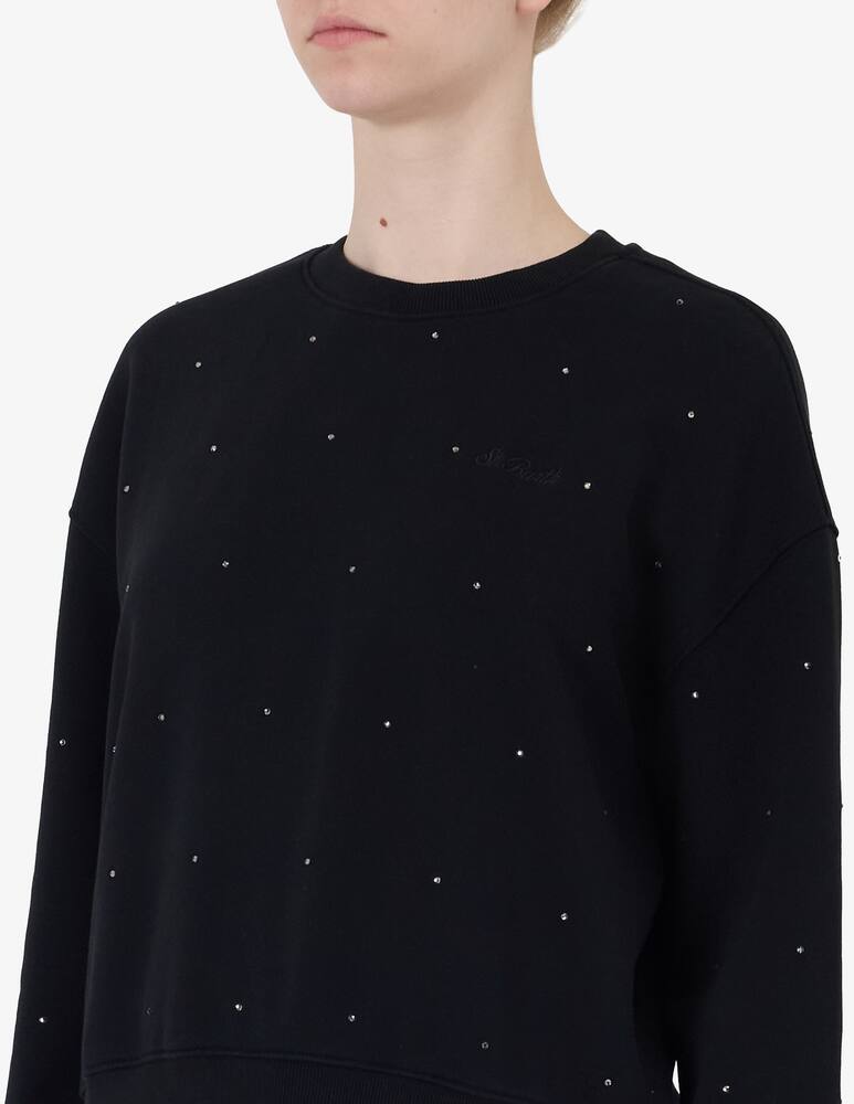 rinascente MC2 Saint Barth Crewneck embellished sweatshirt