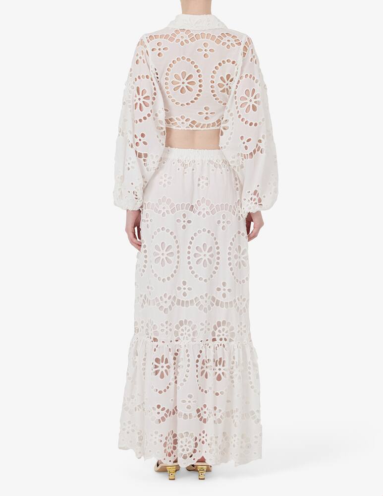 rinascente MC2 Saint Barth Febe cotton crop shirt