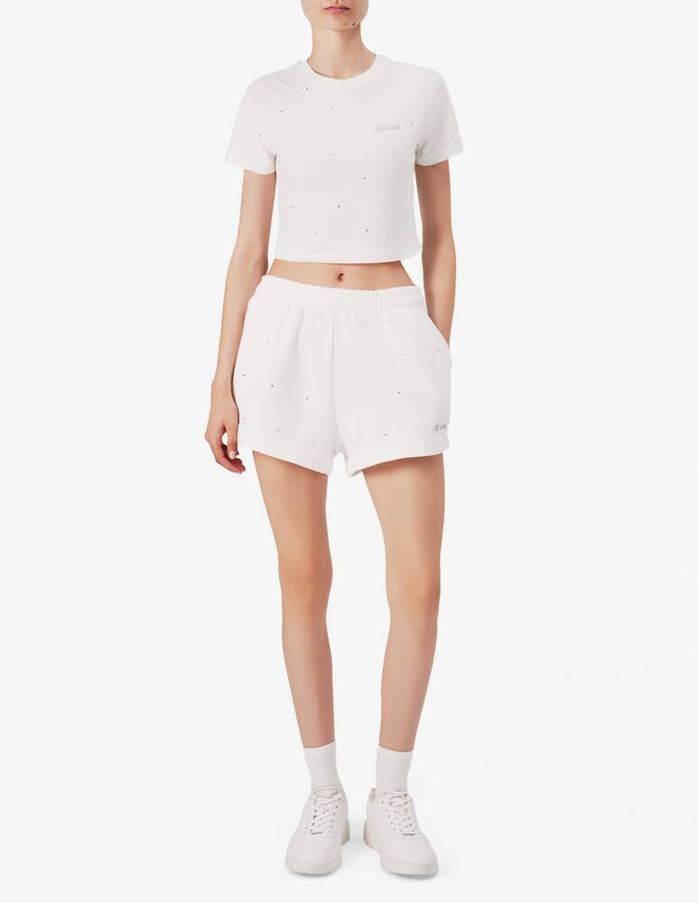 rinascente MC2 Saint Barth Crop t-shirt with crew neck