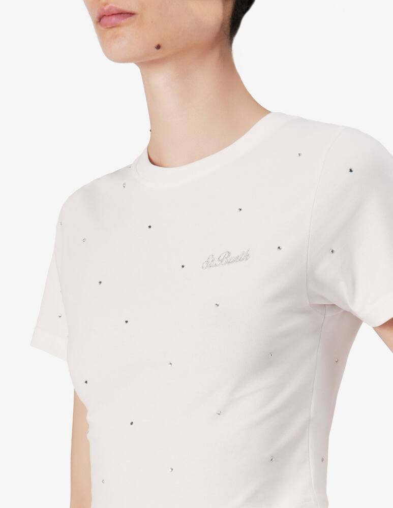 rinascente MC2 Saint Barth Crop t-shirt with crew neck