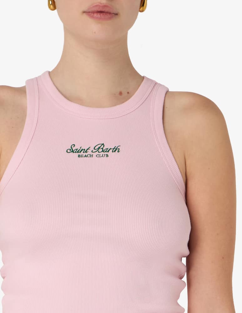 rinascente MC2 Saint Barth Single shoulder rib top