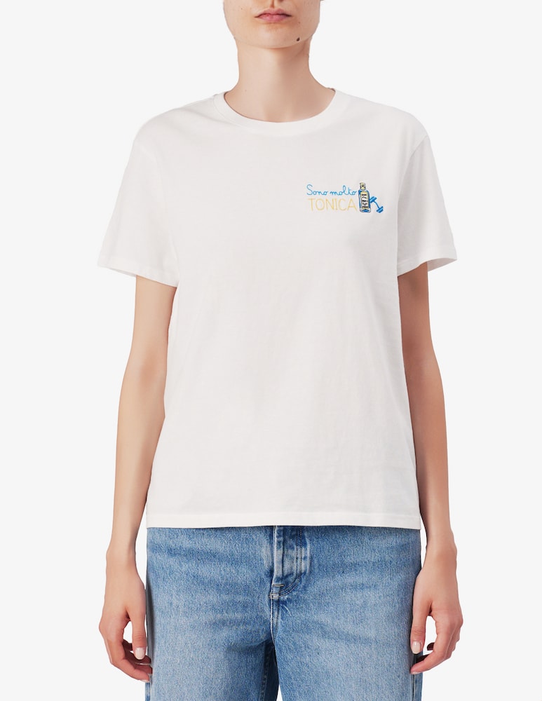 MC2 Saint Barth T-shirt girocollo in cotone - immagine 1 MC2 Saint Barth T-shirt girocollo in cotone - immagine 1
