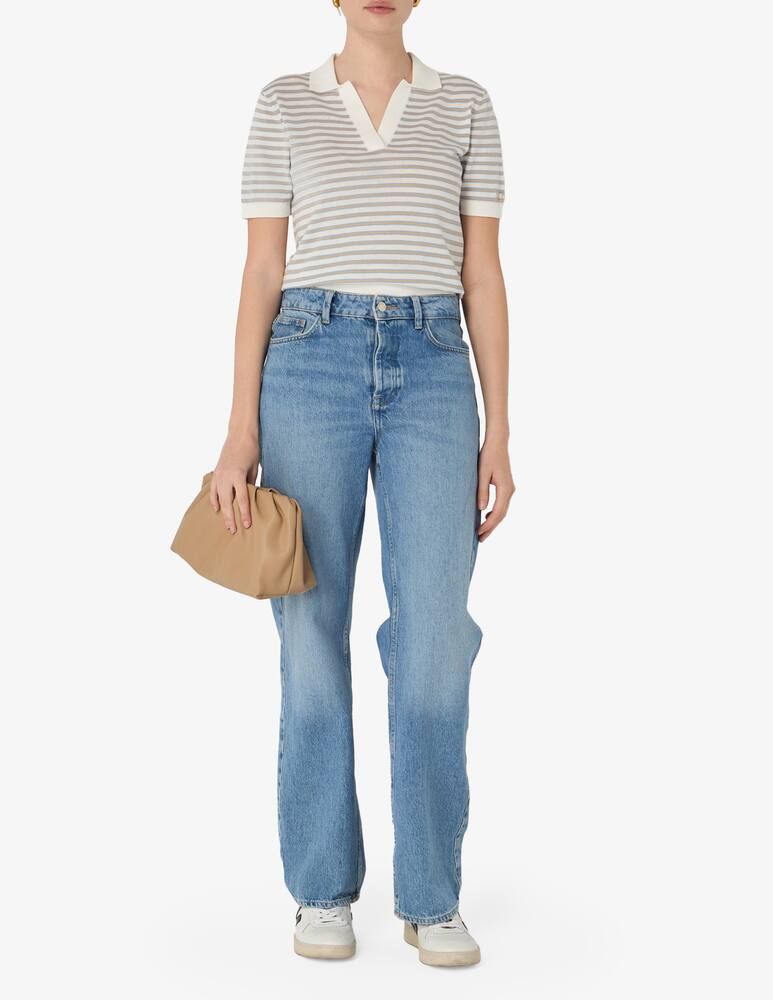 rinascente MC2 Saint Barth Striped polo t-shirt