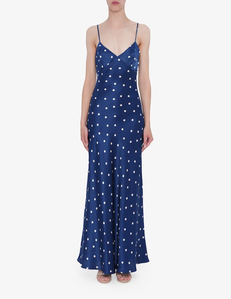 rinascente MC2 Saint Barth Polka dot silk dress