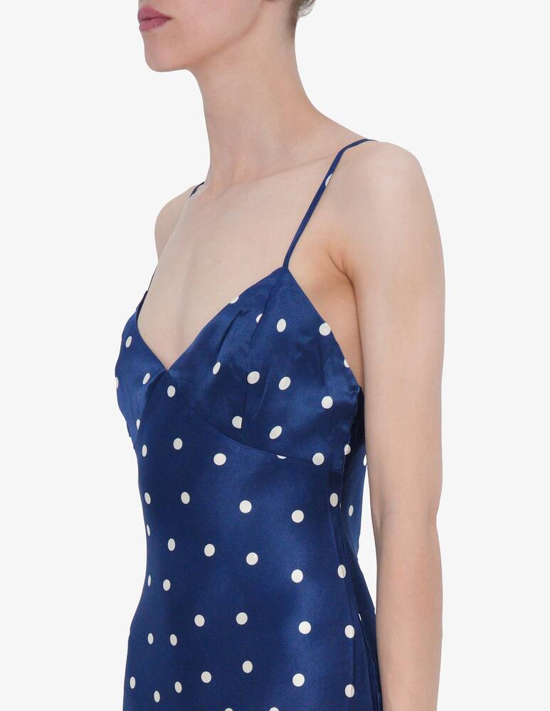 rinascente MC2 Saint Barth Polka dot silk dress