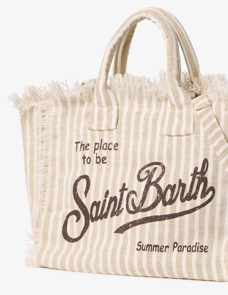 MC2 Saint Barth Vanity mini linen shopper bag - picture 4