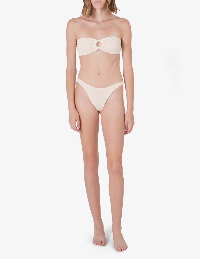rinascente MC2 Saint Barth Crinkle bandeau bikini top