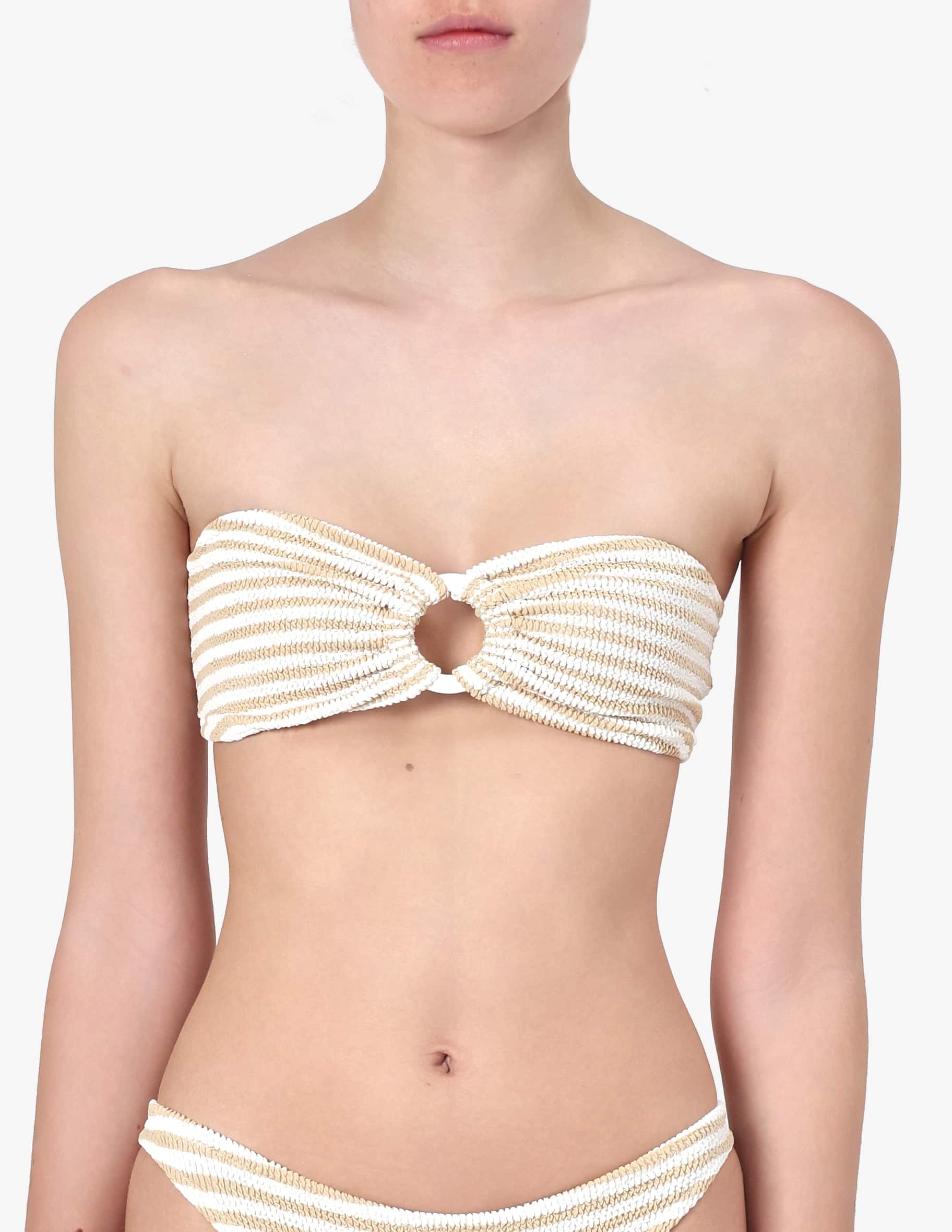 Acquista MC2 Saint Barth Top bikini a fascia crinkle Yulia