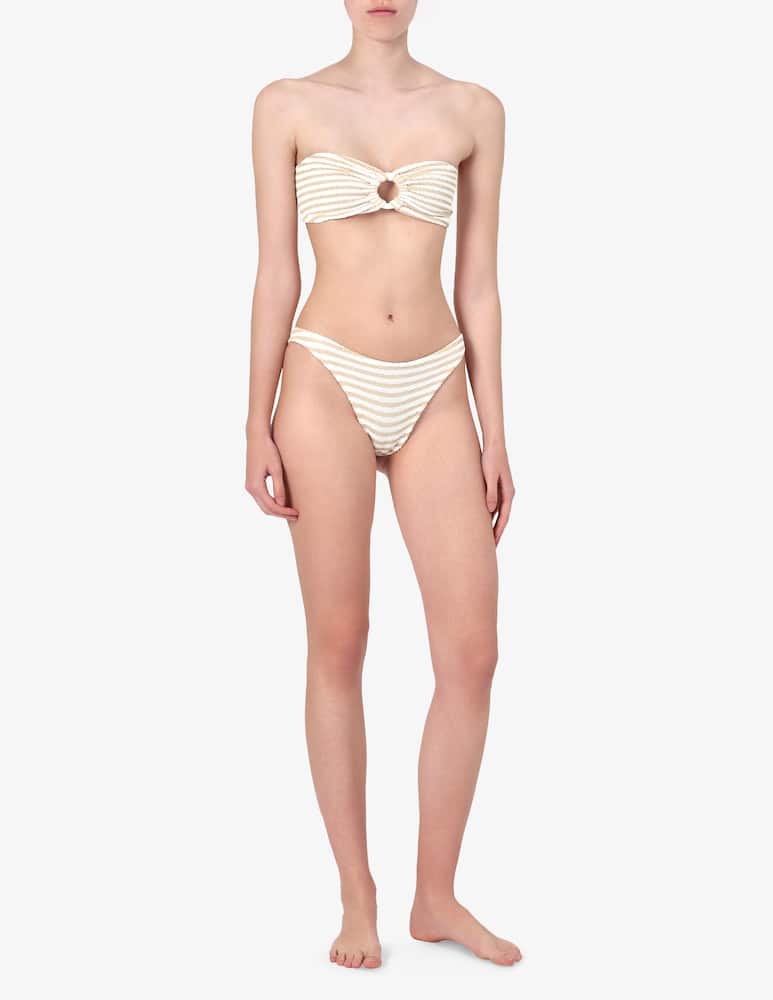 rinascente MC2 Saint Barth Yulia crinkle bandeau bikini top