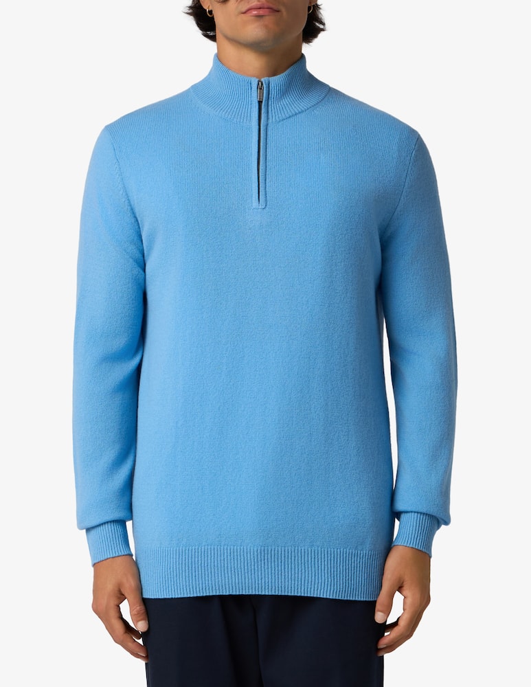 rinascente MC2 Saint Barth Lambswool half zip sweater