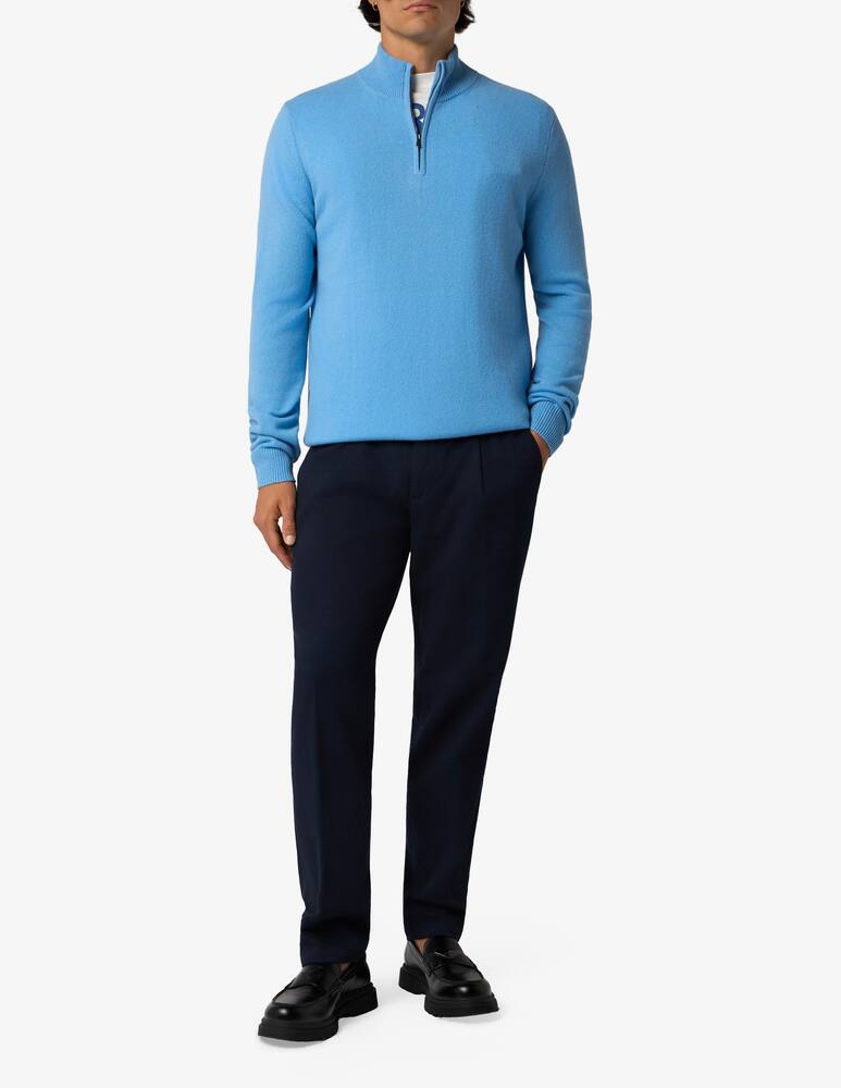 rinascente MC2 Saint Barth Lambswool half zip sweater