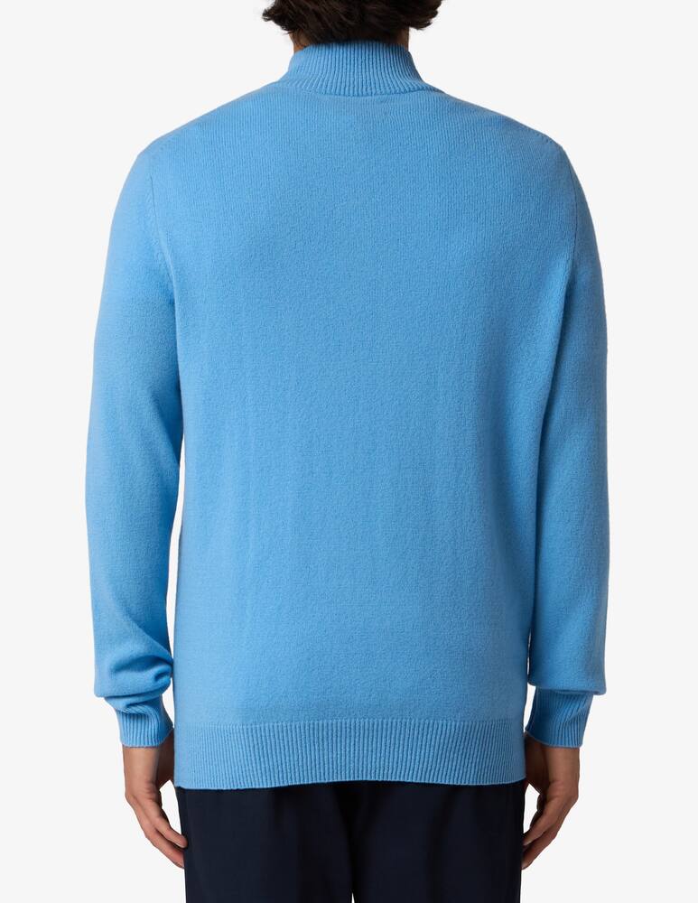 rinascente MC2 Saint Barth Lambswool half zip sweater