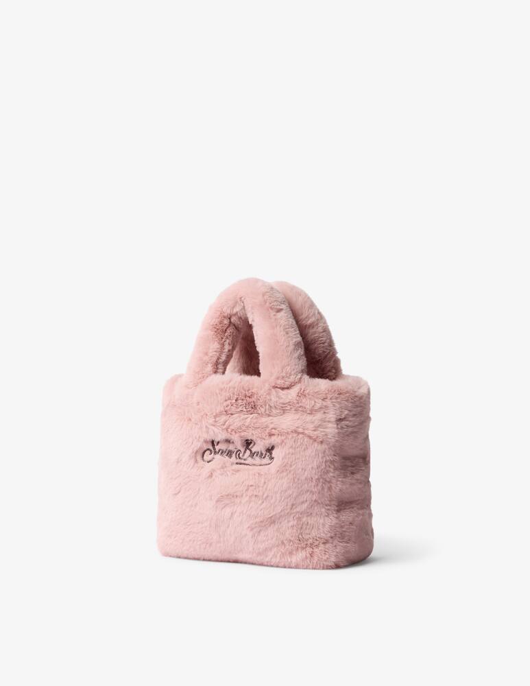 rinascente MC2 Saint Barth Vanity mini faux fur bag