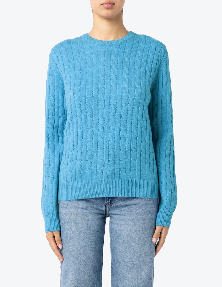 rinascente MC2 Saint Barth Roundneck braid sweater