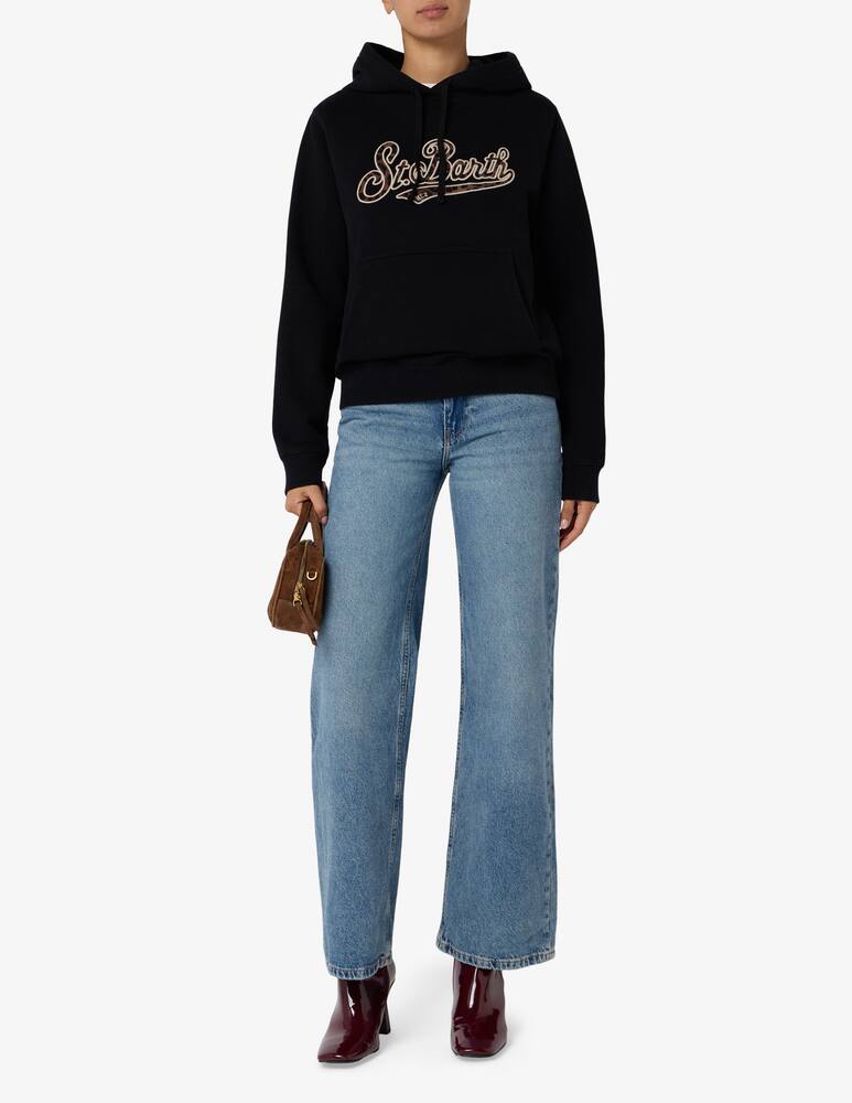 rinascente MC2 Saint Barth Cotton blend hoodie with logo