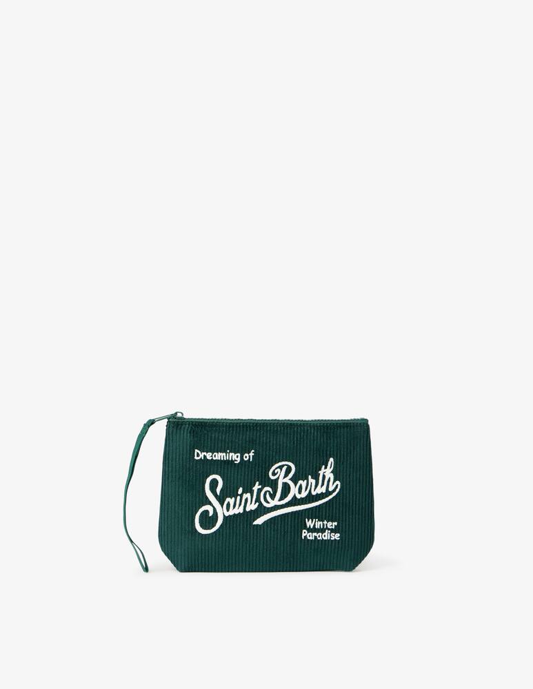 rinascente MC2 Saint Barth Aline corduroy pouch