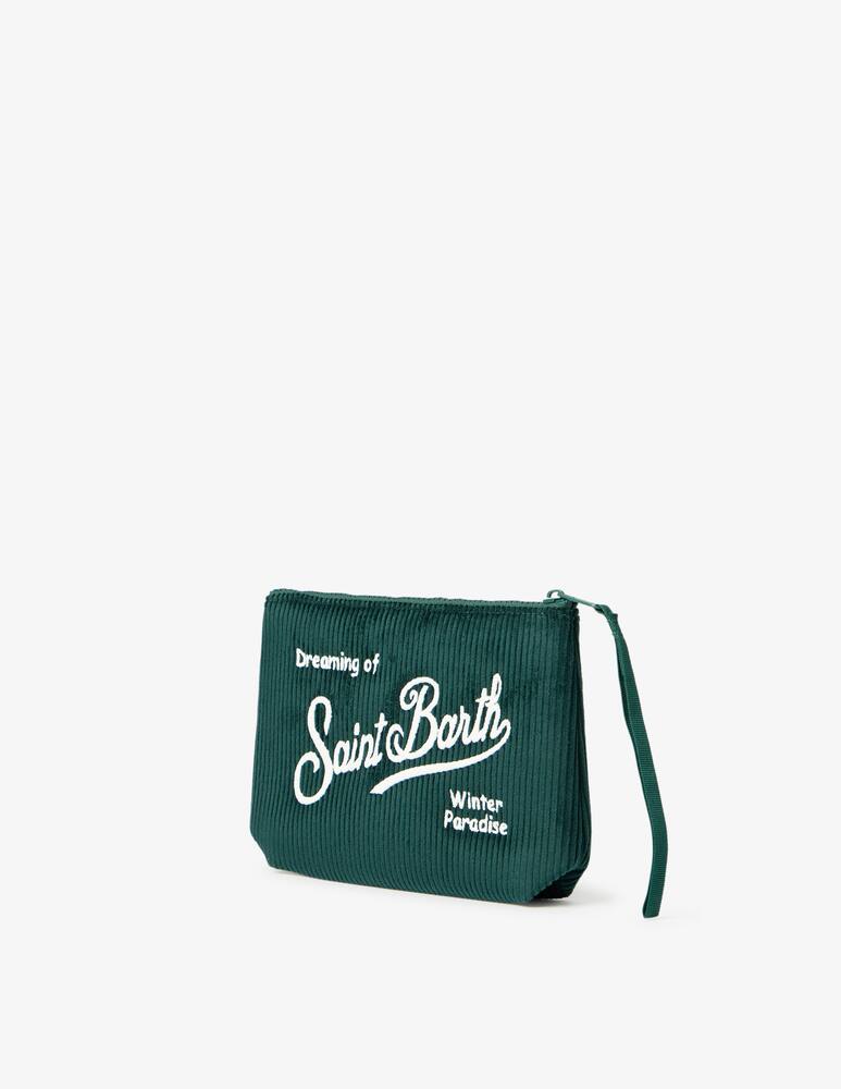 rinascente MC2 Saint Barth Aline corduroy pouch
