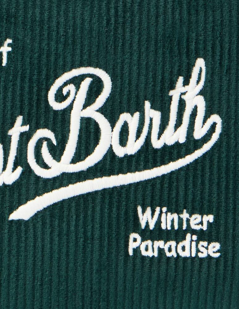 rinascente MC2 Saint Barth Aline corduroy pouch