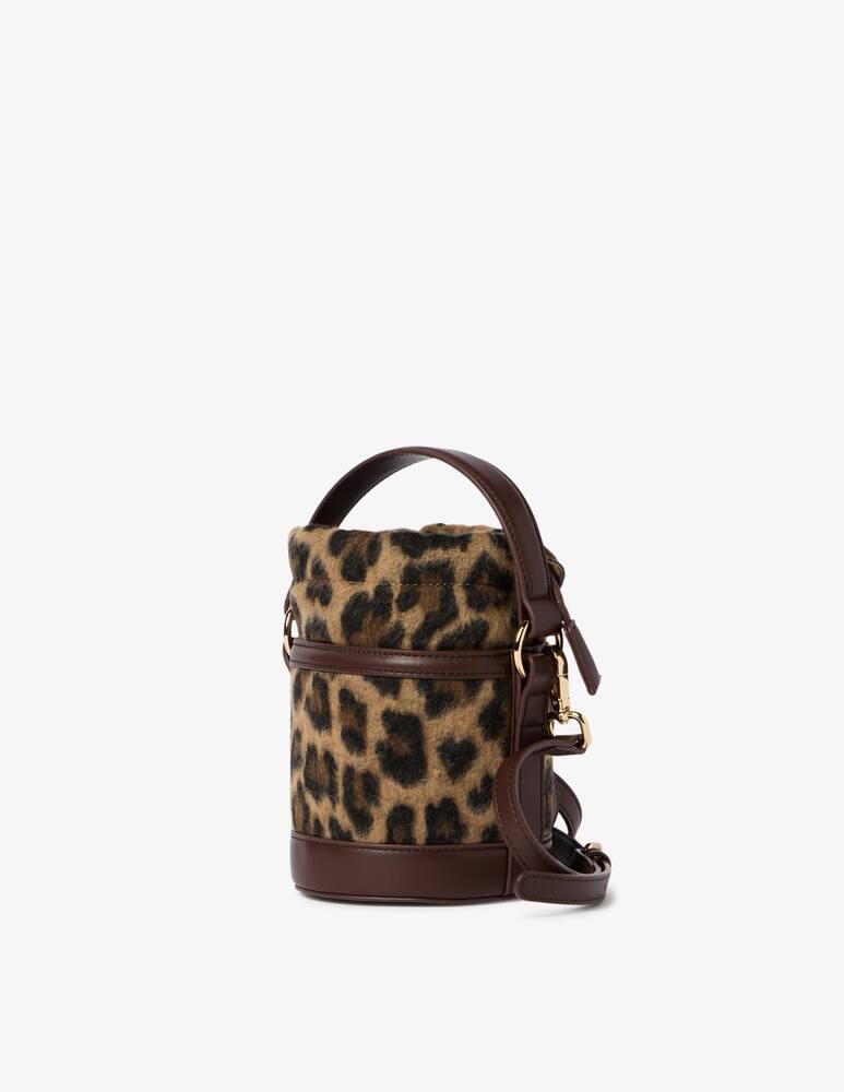 rinascente MC2 Saint Barth Leopard bucket bag