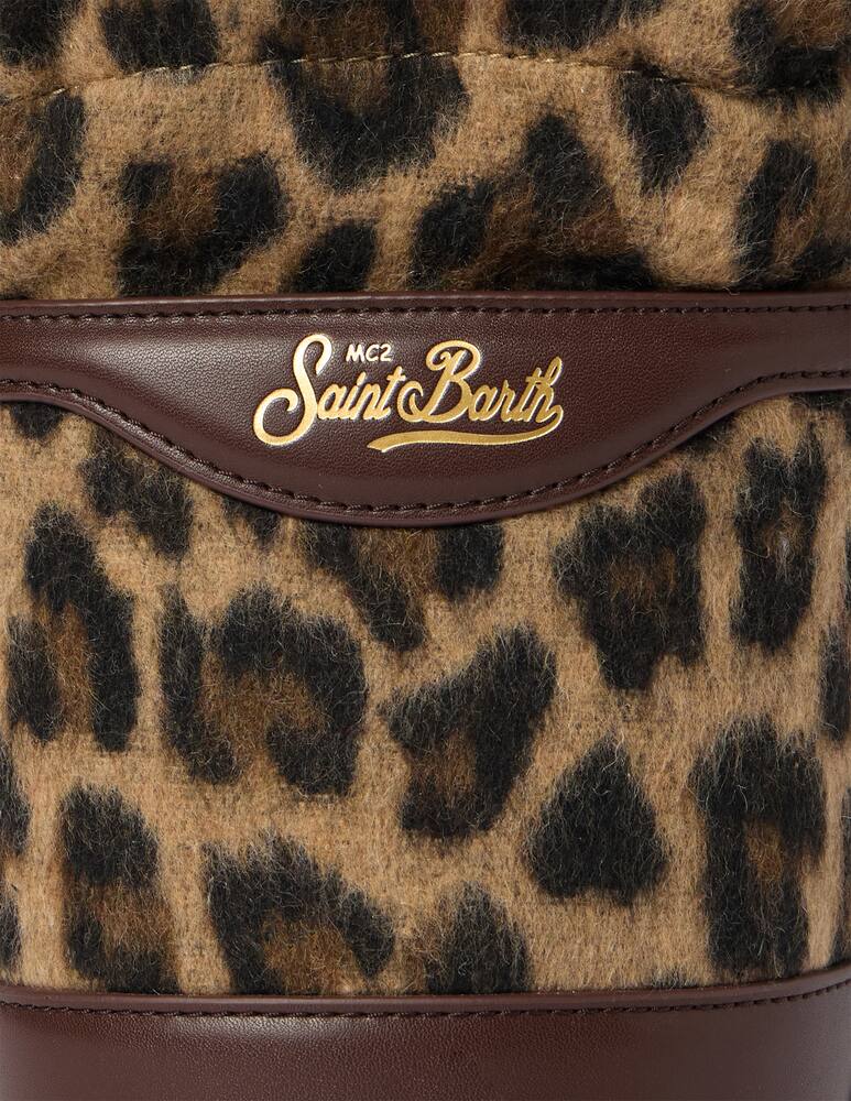 rinascente MC2 Saint Barth Leopard bucket bag