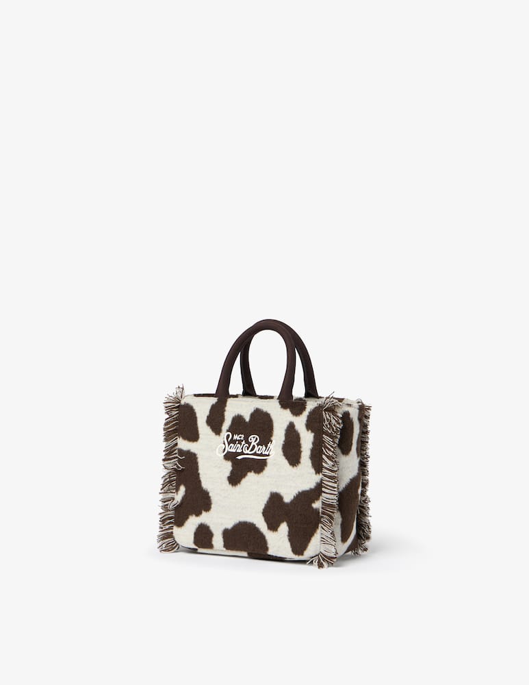 rinascente MC2 Saint Barth Cow print mini tote bag