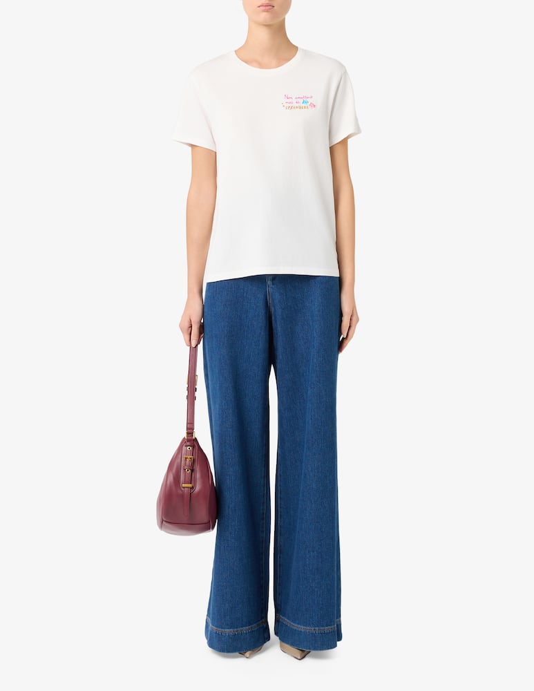 rinascente MC2 Saint Barth Embroidered cotton t-shirt