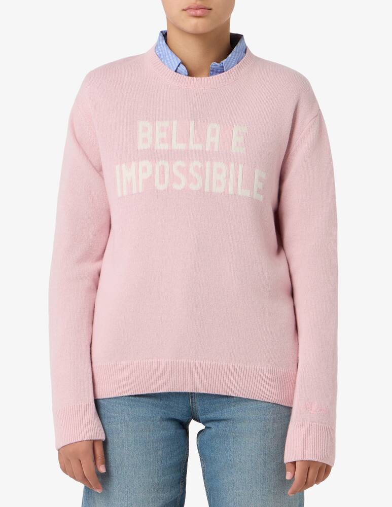 MC2 Saint Barth Maglione girocollo Bella e Impossibile - immagine 1 MC2 Saint Barth Maglione girocollo Bella e Impossibile - immagine 1