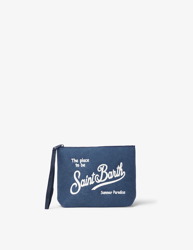 rinascente MC2 Saint Barth Pochette mare in canvas Aline
