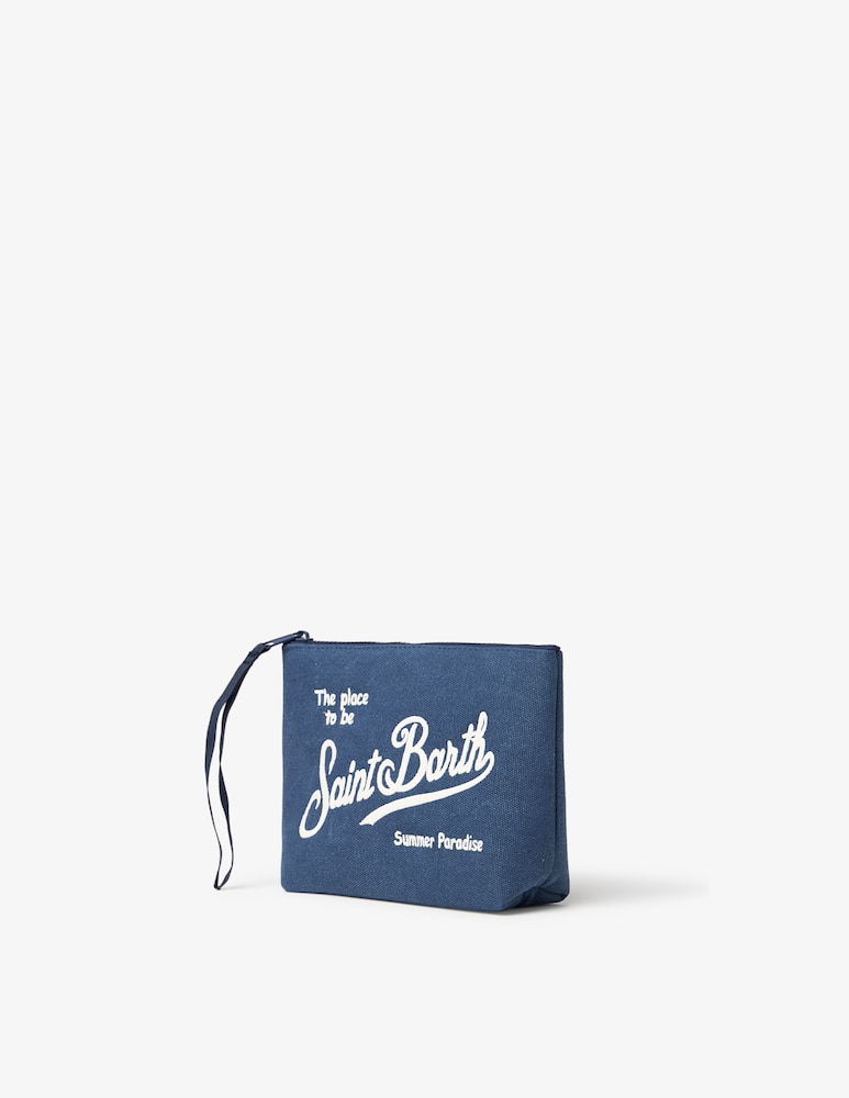 rinascente MC2 Saint Barth Pochette mare in canvas Aline
