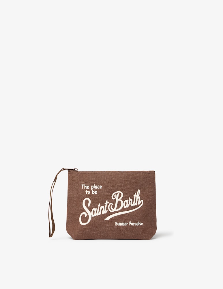 rinascente MC2 Saint Barth Pochette mare in canvas Aline