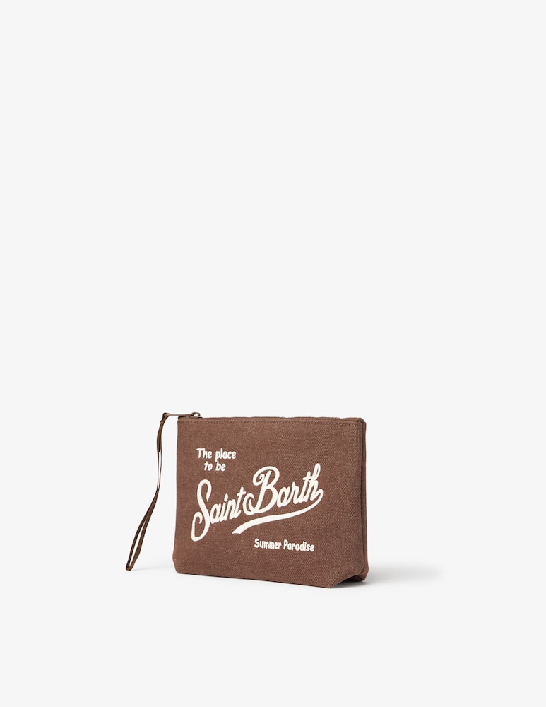 rinascente MC2 Saint Barth Pochette mare in canvas Aline