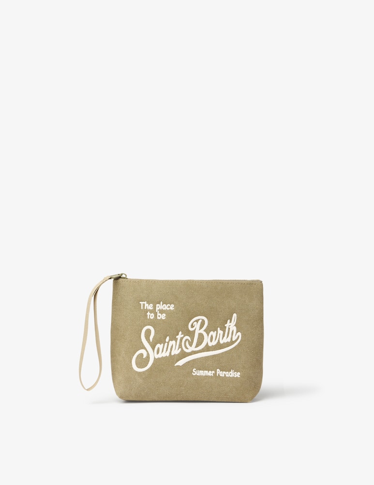 rinascente MC2 Saint Barth Pochette mare in canvas Aline