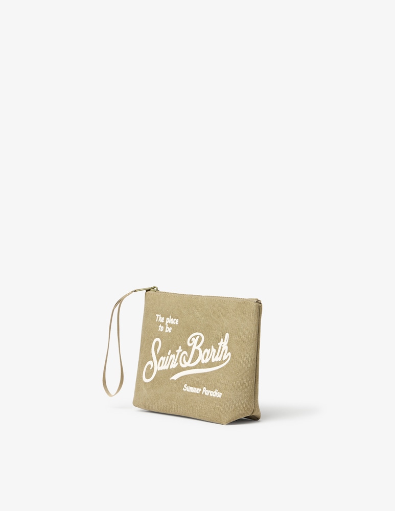rinascente MC2 Saint Barth Pochette mare in canvas Aline