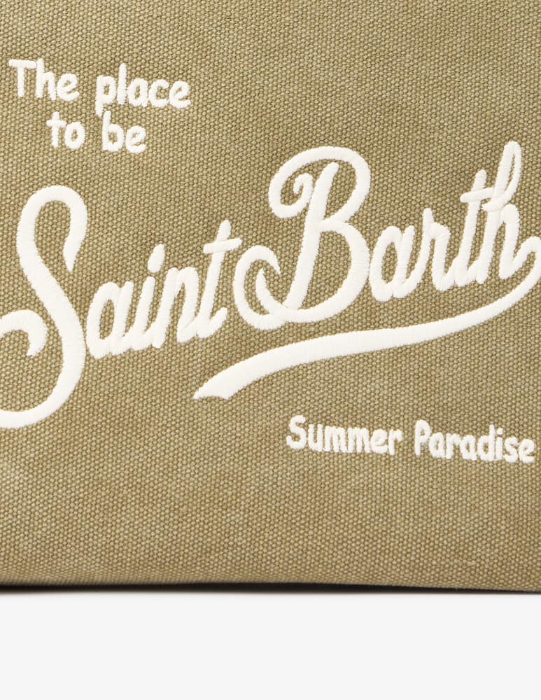 rinascente MC2 Saint Barth Pochette mare in canvas Aline