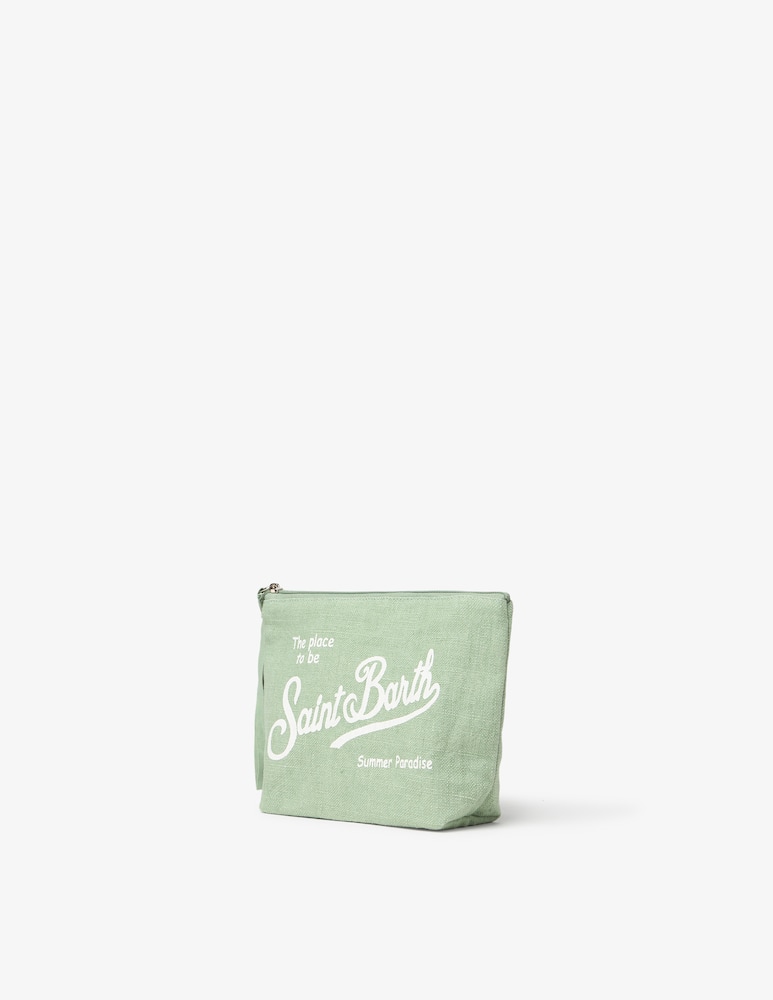 rinascente MC2 Saint Barth Pochette in lino Aline