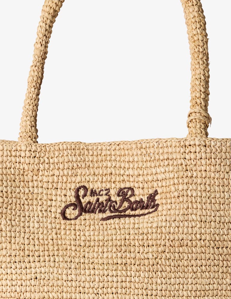 rinascente MC2 Saint Barth Shopper in rafia