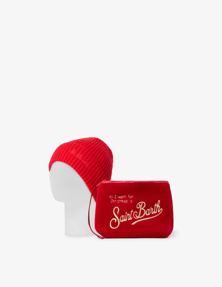 rinascente MC2 Saint Barth Set hat and pochette